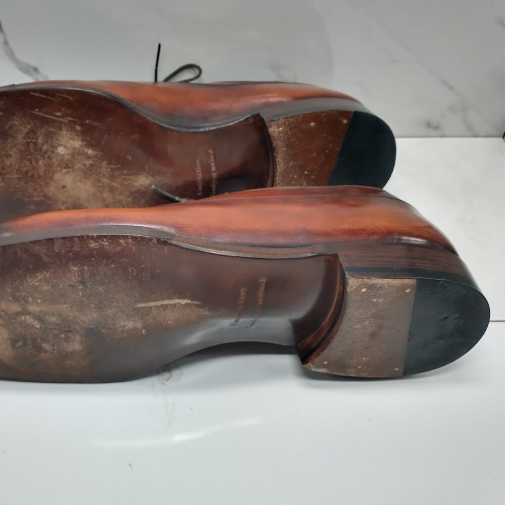 CNES Mottle Calf Balmoral Oxford | US 12 | Bolognese Goodyear | Toe Plates - Picture 12 of 12